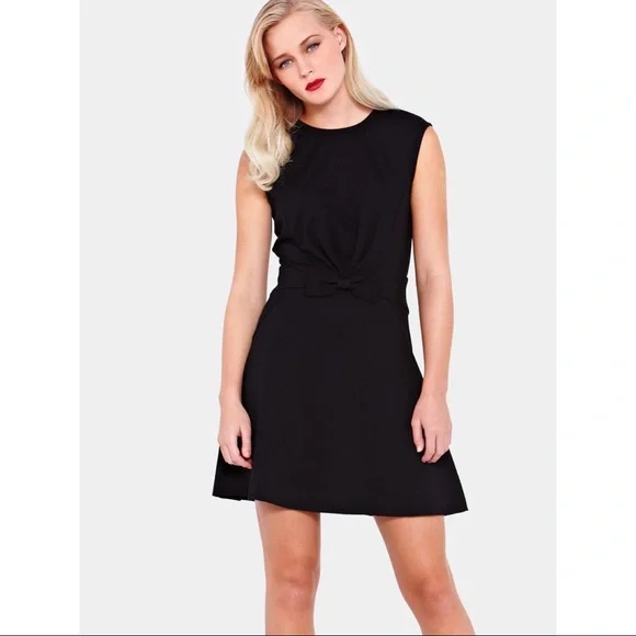 ted baker bow dress black Ted Baker